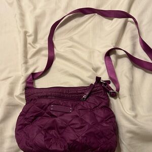 Vera Bradley Plum Quilted Crossbody Bag